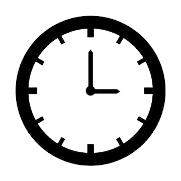 Clock icon for delivery time